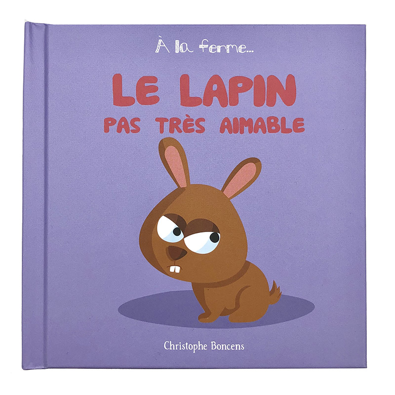 LE LAPIN PAS TRÈS AIMABLE Tirages d art Illustration